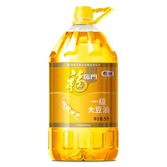 福临门  一级大豆油5L中 粮出品 食用油