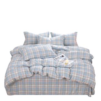 無印良品  無印臻品磨毛四件套--巴黎之约2米x2.3米