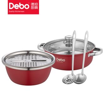 Debo  娜塔莉 红色 炖煮锅 汤锅 DEP-DZ661