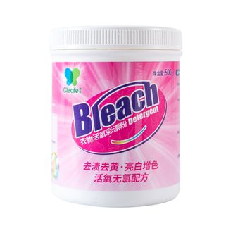 净安  衣物活氧彩漂粉母婴可用去黄去污去渍衣物漂白粉除霉除菌500g    LCB03N0500