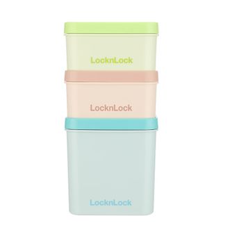 乐扣乐扣（LOCK&amp;LOCK）  家用品甄选储物罐3件套HTE826S3FU
