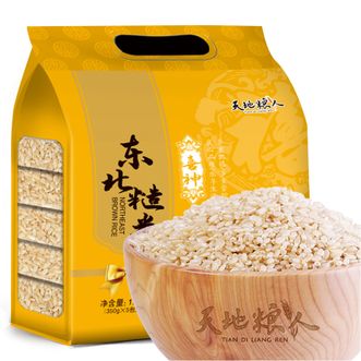 天地粮人  精品糙米 礼袋装（350g*5包 ）