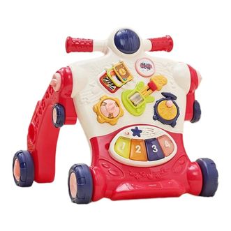 Bc Babycare  多功能学步车 婴儿学步车手推车 防o型腿宝宝学步婴儿学走路助步 科洛玫【可推可滑行可玩】