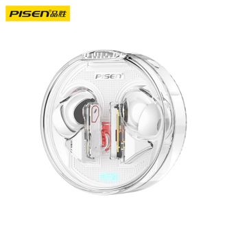品胜(PISEN)  透明蓝牙耳机 HiFi低延迟丨ANC降噪 运动跑步游戏透明耳机 适用苹果小米华为手机