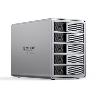 奥睿科/Orico  硬盘柜五盘位ORICO-9858RU3-GY-BP