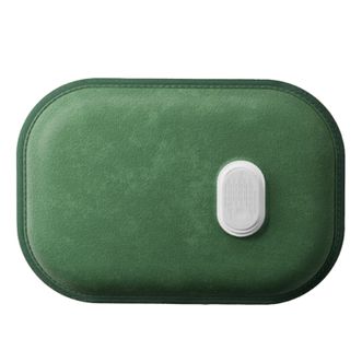 奥克斯/AUX  热水袋AUX-102毛绒墨绿暖手暖脚神器