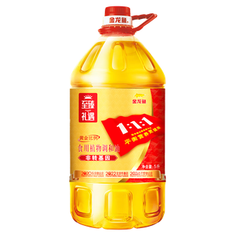 金龙鱼  至臻礼遇黄金比例食用调和油（非转）5L