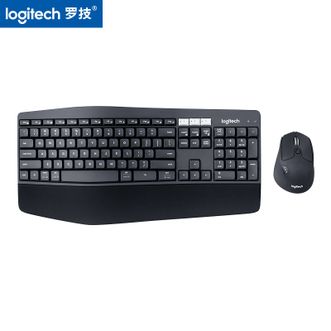 罗技/Logitech  MK850无线蓝牙键鼠套装 无线蓝牙键盘鼠标套装 办公键鼠 Mac ipad电脑键盘无线键鼠双模连接带掌托 黑色