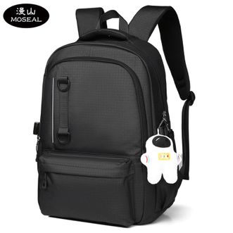 漫山/MOSEAL  时尚双肩包女格子学生书包情侣大容量潮流旅行背包男  MS-9016