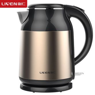利仁（Liven）电水壶家用电热水壶1.8升大容量防烫开水壶304不锈钢电热壶煮水壶SH-S1801A