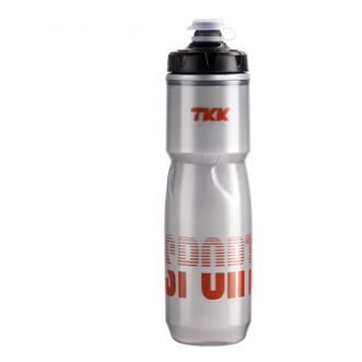 TKK  追风双层运动杯骑行水壶跑步登山徒步专用挤压式  野地扬橙710ml TKK1023