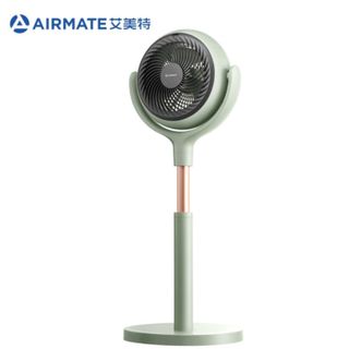 艾美特（AIRMATE）空气循环扇变频电风扇家用摇头电扇台桌两用落地扇 FA18-RD65-1绿色