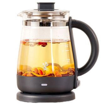 鸣盏【带茶篮】养生壶煮茶器煮茶壶家用全自动多功能喷淋式煮茶壶小型办公室玻璃MZ-078