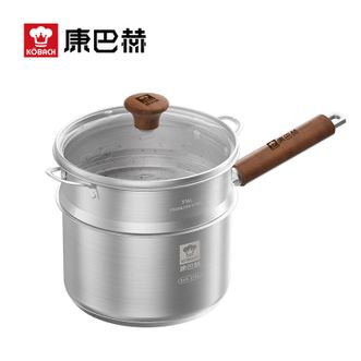 康巴赫（KBH）  316不锈钢材质奶蒸锅-18cm KGS-N18Z