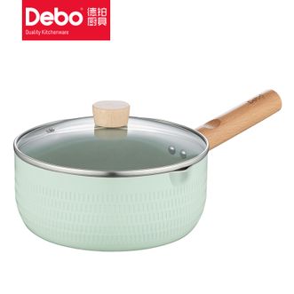 德铂（Debo）  格拉雪平锅20cm铝合金不粘奶锅婴儿宝宝辅食锅雪平锅燃气电磁炉通用 DEP-792