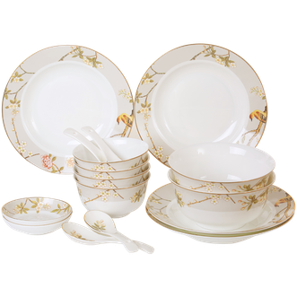 多样屋（TAYOHYA）  家用中式四人用高档轻奢优雅礼盒套装 喜上眉梢 16套 TA030102005ZZ