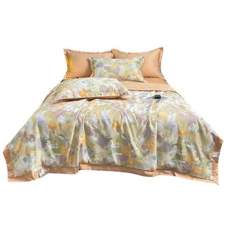 宜恋  软滑亲肤冰感夏凉被 空调被芯 200*230cm莫里花园AJF