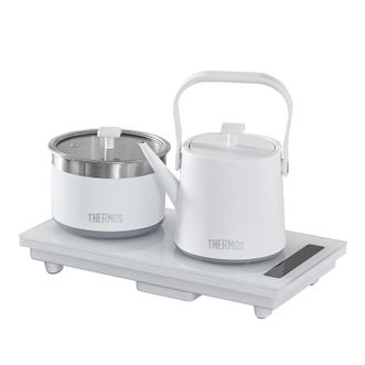 膳魔师（THERMOS）  煮茶壶煮茶器茶台烧水壶一体机养生壶全自动上水嵌入式智能恒温钛煮水泡茶盘套装电茶炉EHA-1615E