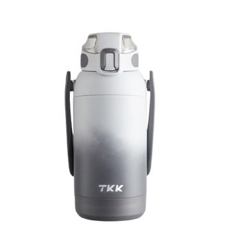 TKK  大容量316不锈钢吨墩桶水壶大肚水杯  猎鹰保温壶保温杯 雪山白 1100ml TKK2015