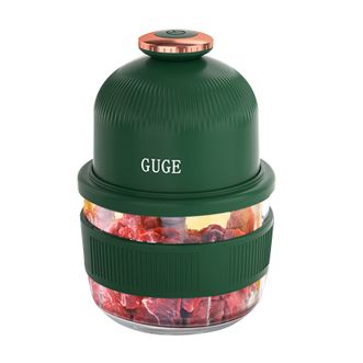 谷格/GUGE  蒜泥捣碎器充电式食物料理机打蒜末神器多功能小型家用婴儿辅食料理绞肉机 GC-9F 草绿色