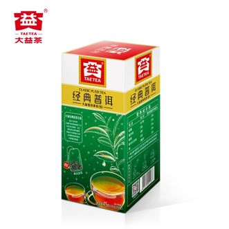 大益  经典普洱生茶1.8g*25袋 家庭泡茶自用出差便携茶包袋泡茶