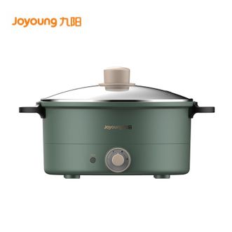 九阳（Joyoung）HG30-G310 电火锅多功能家用3升L电炖锅 复古绿