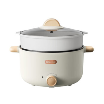 小熊/Bear  电煮锅小电锅多功能家用不粘电煎锅宿舍小锅学生寝室一体泡面小火锅料理锅 DRG-D30X8