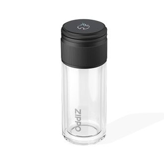 ZIPPO茶水分离玻璃泡茶杯 280ml饮水杯子ZWB-EL-400280 401280