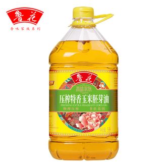 鲁花  香味家族玉米胚芽油5L 非转基因清香玉米油