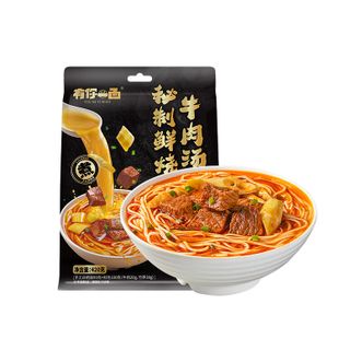 有你一面  秘制鲜烧牛肉汤面420g*5袋