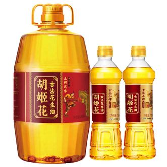 胡姬花  5.4升（土榨风味4L+古法小榨700ml*2瓶）
