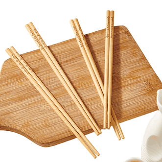 苏泊尔(SUPOR)   雕花筷子家用新款竹筷子竹质筷子无胶无漆无蜡专人用竹筷