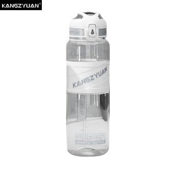 康知缘/KANGZYUAN  幻影护卫舰运动水杯1000mL tritan大容量水杯塑料杯 白色