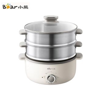 小熊/Bear  电蒸锅蒸锅多用途锅多功能家用蒸包子锅大容量13L定时防干烧分体式