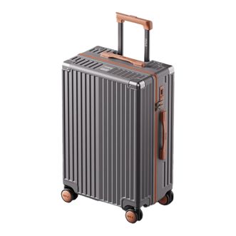 DULA  拉杆箱 轻音万向轮 行李箱 旅行箱 托运箱 复合抗压结构 耐用耐磨装 多颜色可选-顺滑拉链·折叠杯架 29英寸