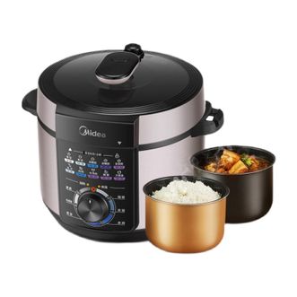 美的/Midea  电压力锅  MY-YL50X3-102R 家用高压锅全自动智能饭煲 大容量5L