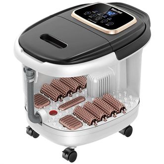 泰昌  Taicn足浴盆脚动滚轮按摩洗脚盆泡脚桶气波按摩加热恒温家人熏蒸泡脚盆母亲节礼物