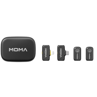 猛犸/MOMA  A1无线领夹麦克风一拖二话筒智能降 全能版