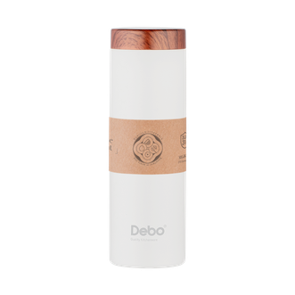 德铂（Debo）  卡罗尔保温杯260ml大容量直身水杯户外便携保冷杯 白色