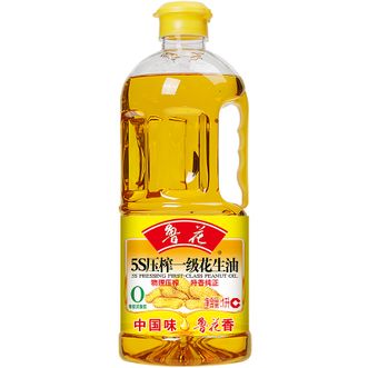 鲁花  压榨一级花生油1L 特香纯正烹饪佳选