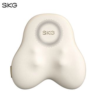 SKG  腰部按摩仪器按摩靠垫按摩枕腰背按摩汽车按摩腰靠枕红光热敷