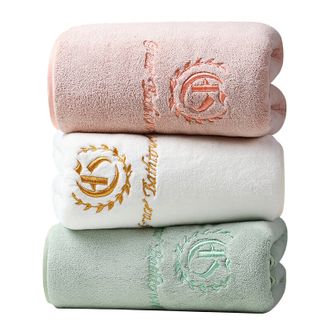 洁丽雅/Grace  A类浴巾吸水速干成人大浴巾男女通用 80*150cm 430G （颜色随机）w1885