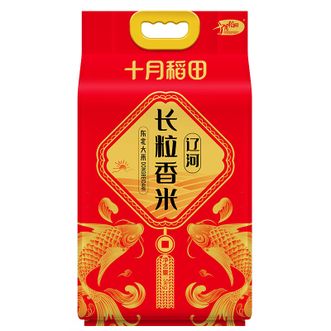十月稻田  年年有余 辽河-长粒香10斤 东北大米