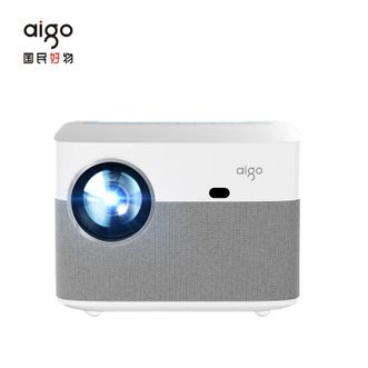 爱国者aigo投影仪H80家庭影院自动对焦全自动梯形校正AI语音智能控制
