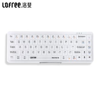 洛斐/LOFREE  1%双模机械键盘【迷雾】OE907无线蓝牙机械双模键盘女生高颜值办公游戏电脑ipad
