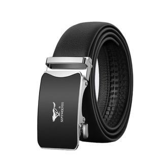 七匹狼（SEPTWOLVES）   男士皮带 牛皮防指纹自动扣 礼盒实用装送男友老公生日纪念日礼物