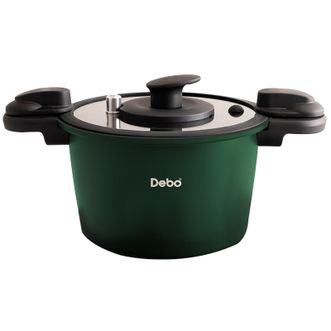 德铂（Debo）汤锅微压不粘炖汤锅 低压力煲汤锅燃气电磁炉通用 DEP-DS249