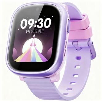 360  儿童电话手表10X New4G全网通可微信可WIFI 紫色
