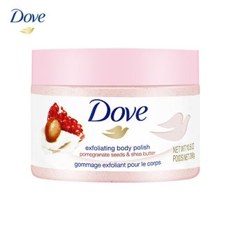 多芬/Dove  正品 身体磨砂乳霜（石榴）298g 沐浴滋润磨砂膏 改善暗沉肌肤，去除身体老化角质