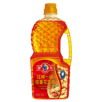 多力  浓香一级花生油  1.8L    400ml  蒸香压榨工艺  浓郁花生焦香